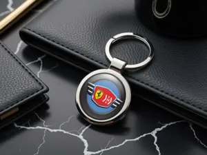 Ferrari Car Keyring Auto Durable Alloy Build